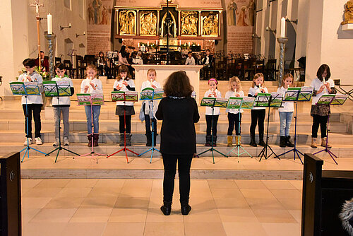 Kirchenkonzert Kinder von Kolping Blockflöten Kaiserslautern 