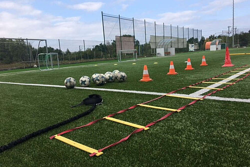 Fußballplatz vor Training Alex Roos Fußballschule Kaiserslautern