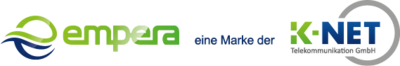 Logo von empera einer Marke von K-NET