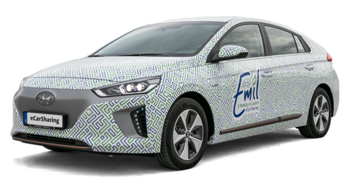 Hyundai Ioniq Emil eCar-Sharing SWK