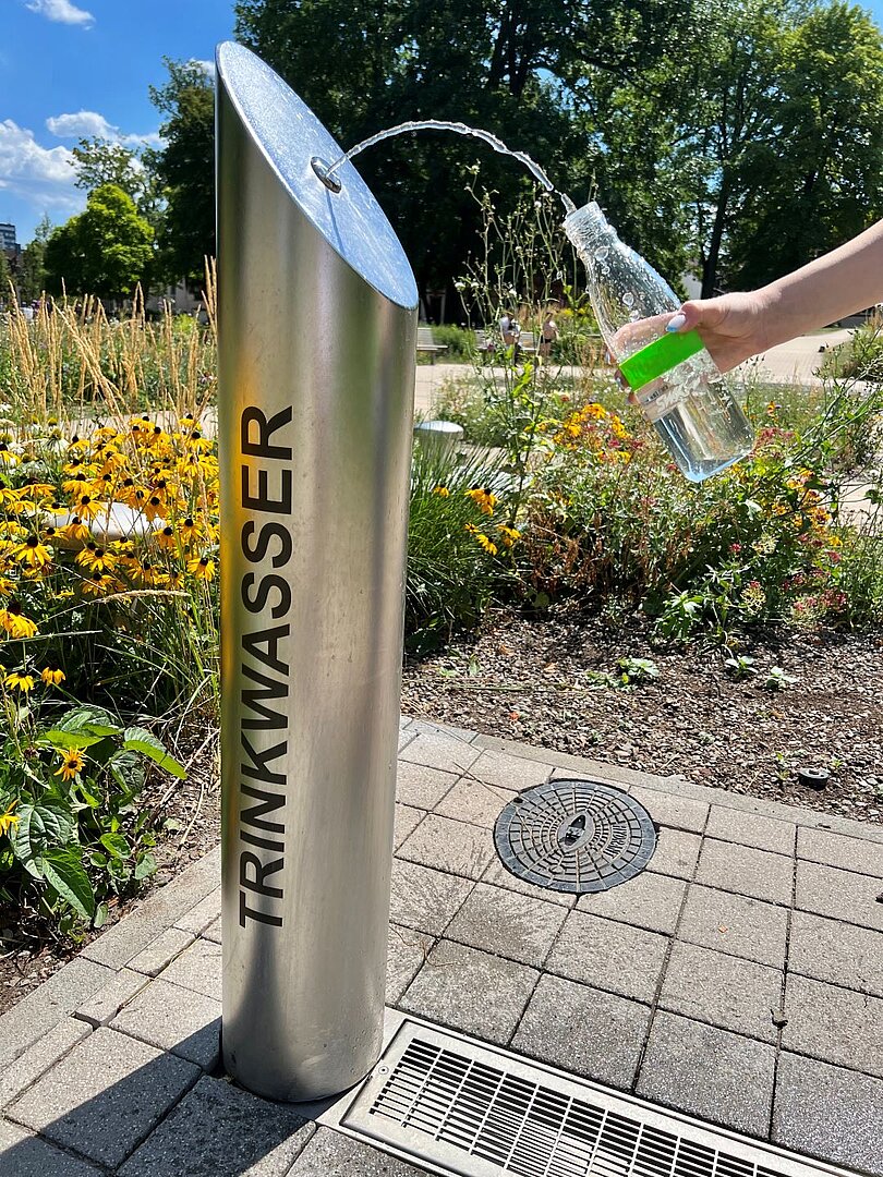 Trinkwasserspender im Stadtpark