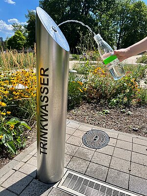 Trinkwasserspender im Stadtpark