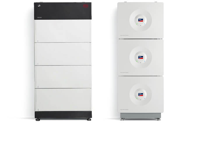 BYD HVS Speicher und SMA Speicher